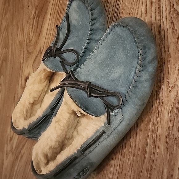 Ugg Dakota Atlantic Slippers Australia Womens Loafer  Aqua Teal Moccasin - Picture 14 of 16